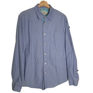 Colours By Alexander Julian Men’s Casual Long Sleeve Light Blue Button Down Sz L
